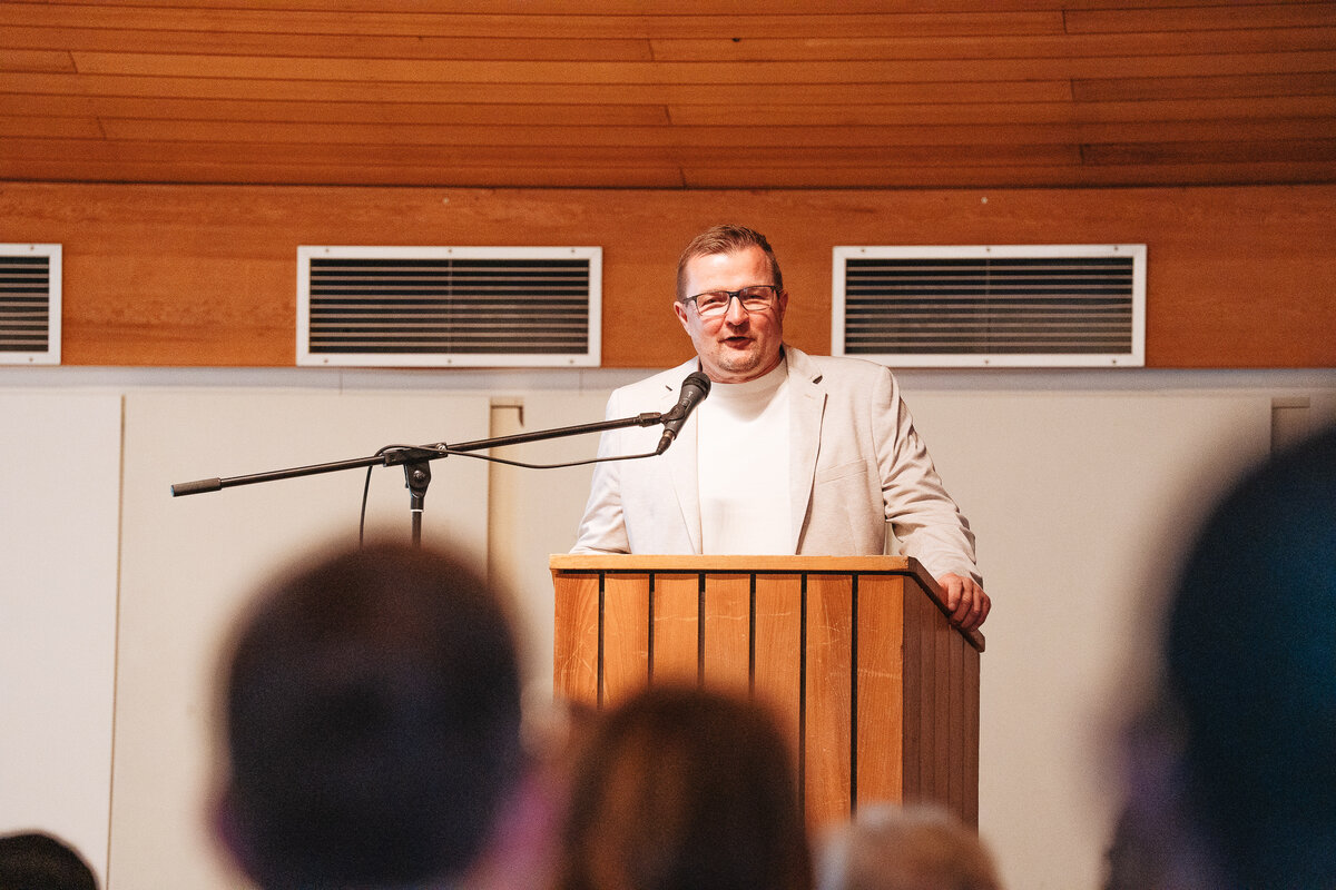 Begrüßung durch BM Stefan Wörner